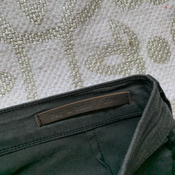 Rag and Bone Gray Raja Shoreditch Cropped Pants - Picture 5 of 8